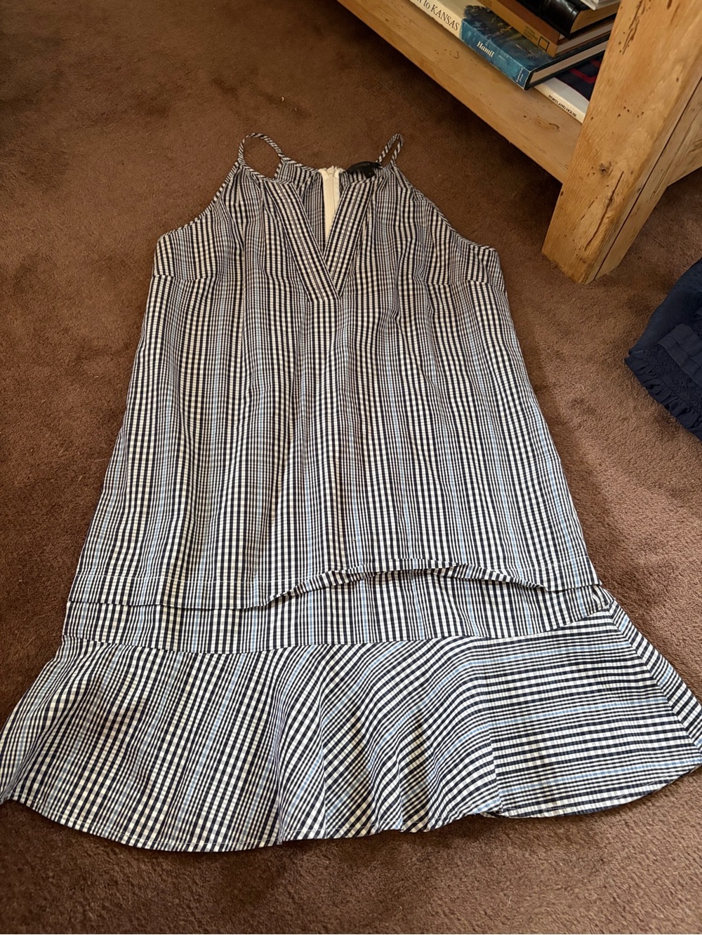 Cotton drop waist mini